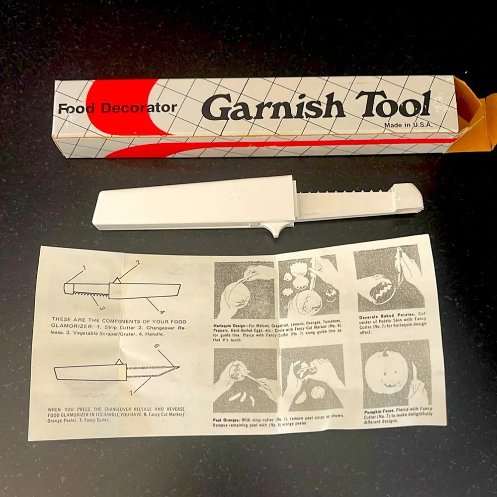 Vintage Food Decorator Garnish Tool